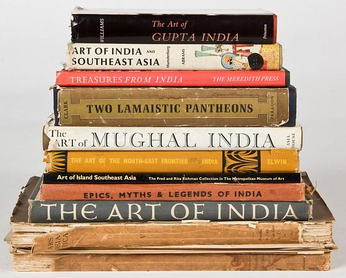10+ pc Indian and South East Asia Art Reference Books