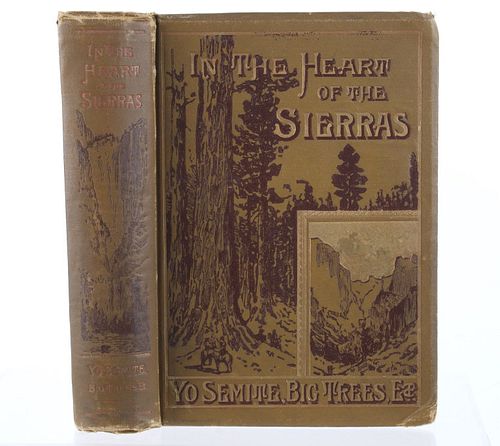 In The Heart Of The Sierras By Hutchings 1st Ed