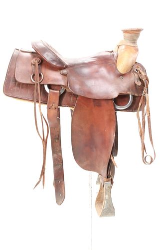 Mexican Traditional Charro Saddle c. 1950's