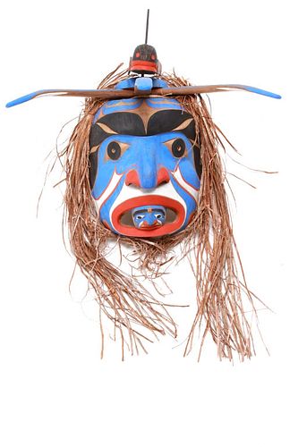 Bella Coola Komokwa & Orca Haida Mask by D. Simeon