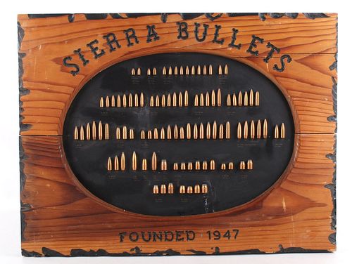 Sierra Bullets Ordinance Display Advertisement