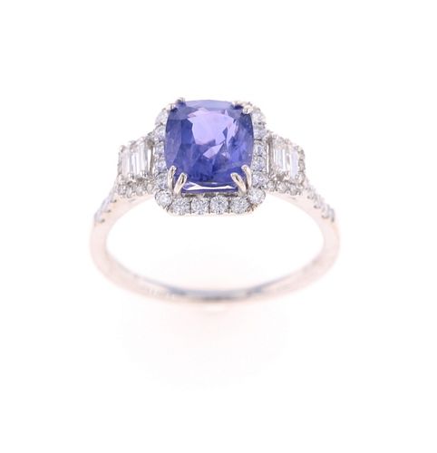 RARE Unheated Color Change Natural Sapphire 2.54ct