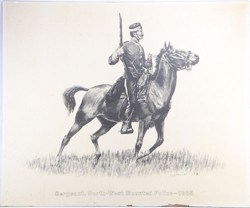 T.B. Pitman Sergeant N-W Mounted Police-1885