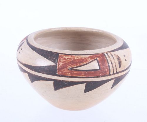 Acoma Pueblo Polychrome Pottery Vessel c. 1930's