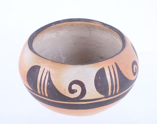 Hopi Pueblo Polychrome Pottery Vessel c. 1940's