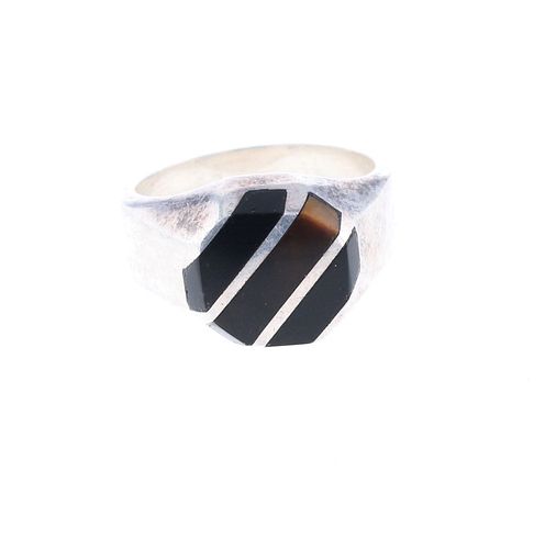 Taxco, Mexico Sterling Silver Labradorite Ring