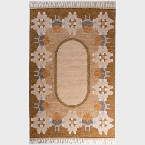Swedish Flatweave Carpet by Ingegerd Silow