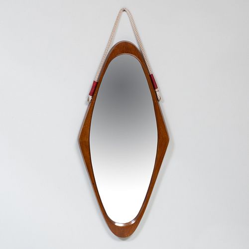 Group of Three Italian Wood Mirrors of Varying Form