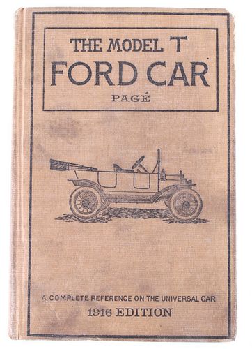 1916 Ed. "The Model T Ford Car" by V.W. Page