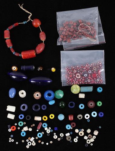 Assorted Trade Beads: Large Collection
