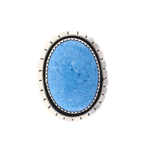 Ojibwa Chippewa Sterling & Denim Lapis Lazuli Ring