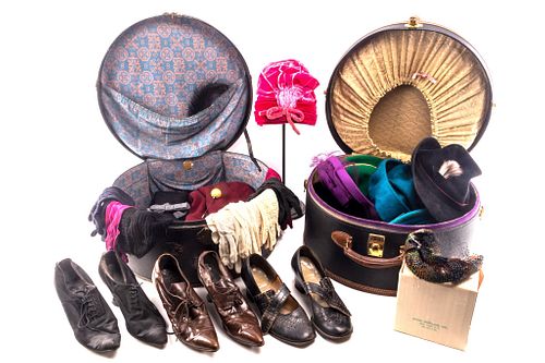 Early 1900's Hat Boxes Hats Shoes & Accessories