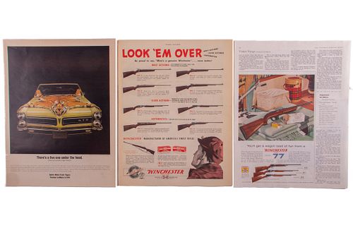 Classic 1950/57/65 Magazine Page Advertisements