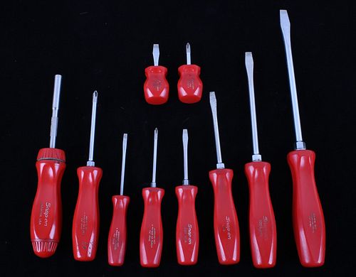Snap-On Tools Red SD Series Screwdriver Collection