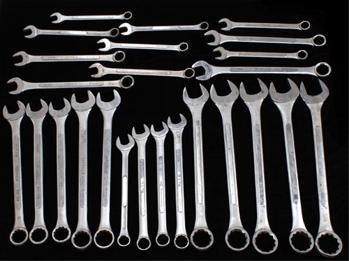 Various Brand 1" to 2-1/2" Combination Wrenches