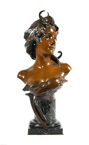 Georges Van Der Straeten, Bronze Bust