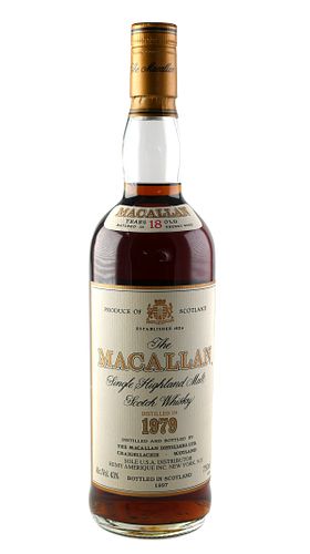 MACALLAN 18 YEAR OLD SCOTCH Bottle