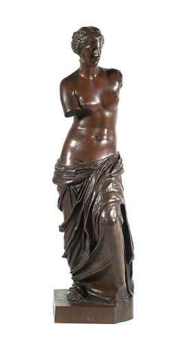 Bronze VENUS, Musee du Louvre, 27 1/2" tall
