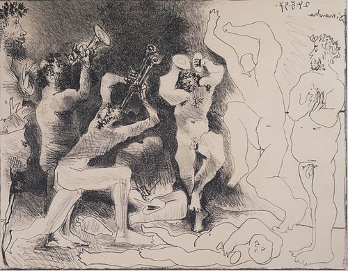 Pablo Picasso, "La Danse des Faunes" Lithograph