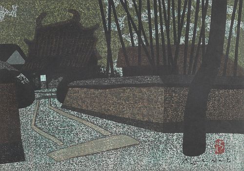 KIYOSHI SAITO, Woodblock Print, 1967