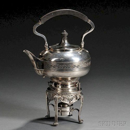 Tiffany & Co. Sterling Silver Kettle on Stand