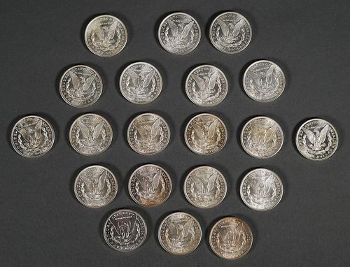 (20) US Morgan 1921 1884 Silver Dollars $1
