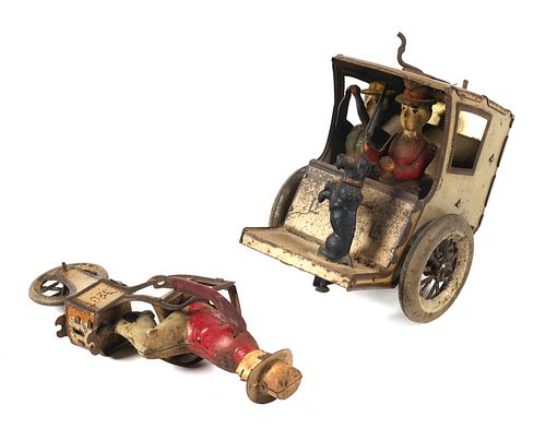 Lehmann Li La Hansom Cab No. 520 Tin Toy