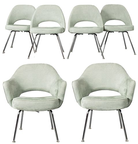 Saarinen for Knoll Mid-Century Dining Chairs, 6
