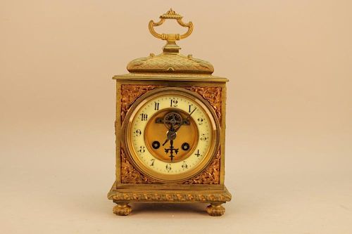 Antique Bronze Paris Clock