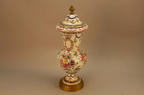 19th C. French Samson Porcelain Vase