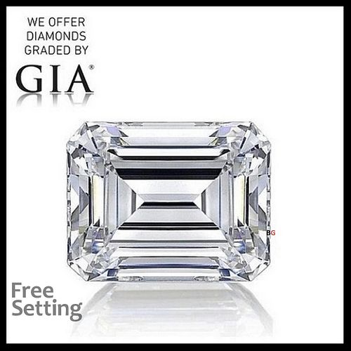 4.01 ct, F/VS2, Emerald cut GIA Graded Diamond. Appraised Value: $196,400 