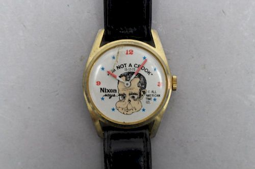 Vintage Richard Nixon 'I'm not a crook" Watch