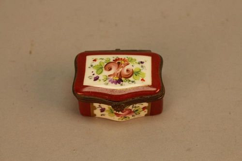 19th C. Sevres Style Pill Box