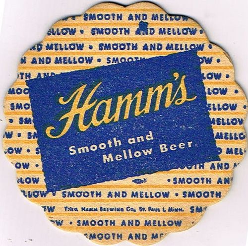 1952 Hamm's Beer 4 1/4 inch coaster MN-HAM-9