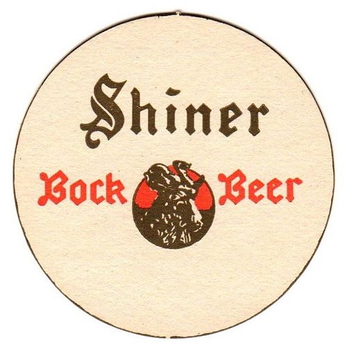 1971 Shiner Bock Beer 4 1/4 inch coaster TX-SPO-4A