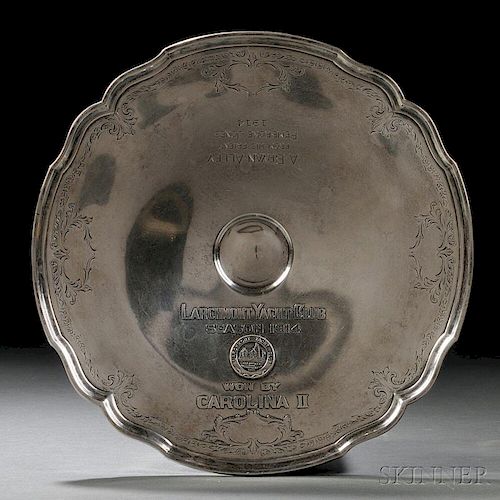 Frank M. Whiting Sterling Silver Larchmont Yacht Club Trophy Dish