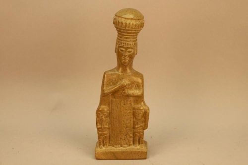 Vintage Carved African Stone Figure