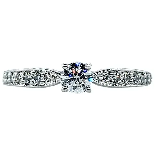 Tiffany & Co Brilliant Cut Diamond Engagement Ring - Platinum