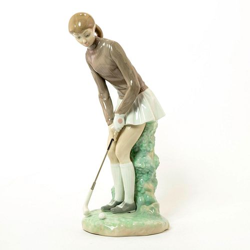 Lady Golfer 1004851 - Lladro Porcelain Figurine