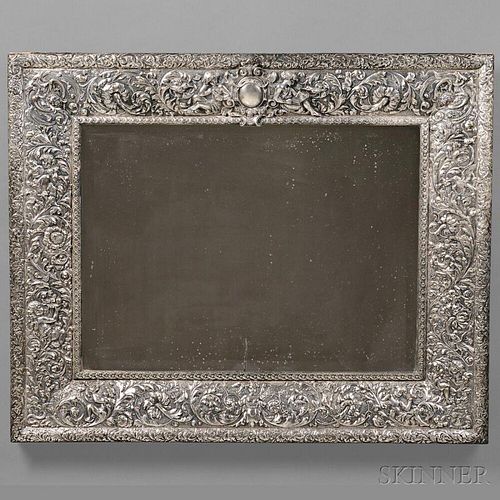 Renaissance Revival Silver-framed Mirror