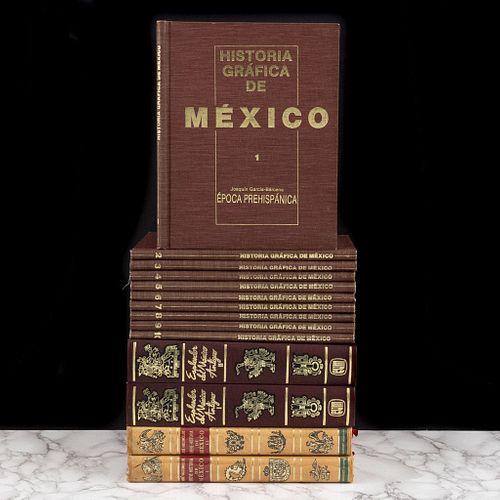 Libros sobre Historia de México. Breve Historia de México / Esplendor del México Antiguo / Historia Gráfica de México. Pzs: 14.