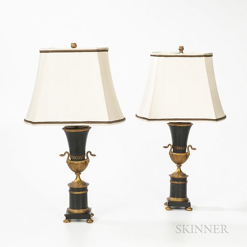 Pair of Neoclassical Lamps