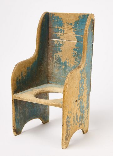 Early Potty Chair in Blue Paint