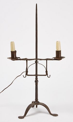 Wrought Iron Table Lighting Device