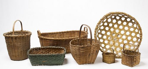 Lot of Early Baskets