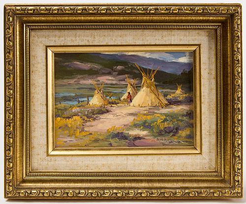 Charles Waldman-Native American Shoshone Camp