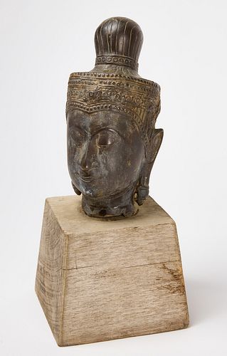 Bronze Buddha Head