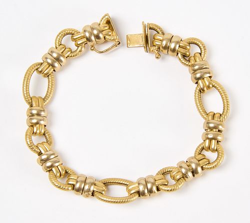 18kt Gold Link Bracelet