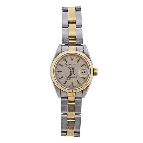 Rolex Datejust 18k Gold  Steel Lady&#39;s Watch 69163
