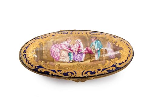 19 Century French Sevres Porcelain Box